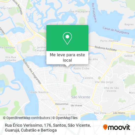 Rua Érico Veríssimo, 176 mapa
