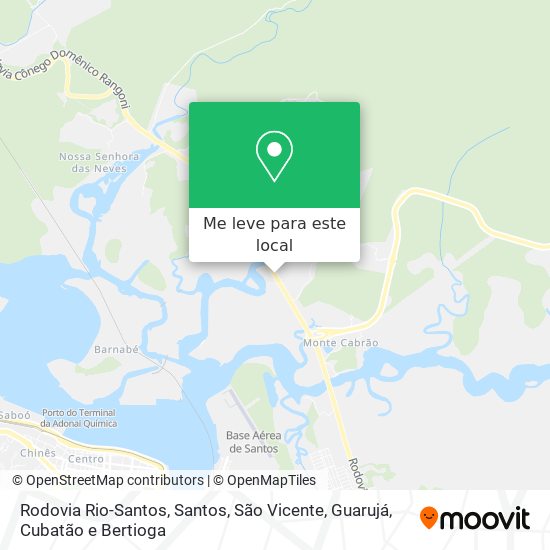 Rodovia Rio-Santos mapa