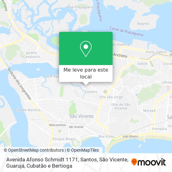 Avenida Afonso Schmidt 1171 mapa