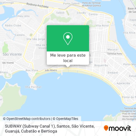 SUBWAY (Subway Canal 1) mapa