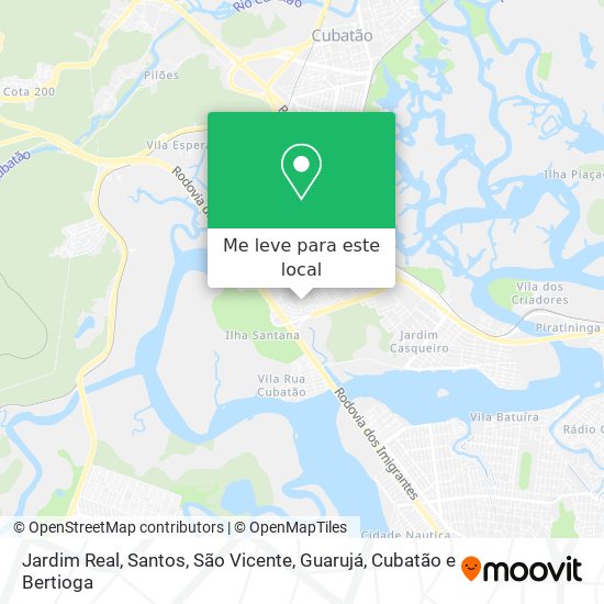 Jardim Real mapa