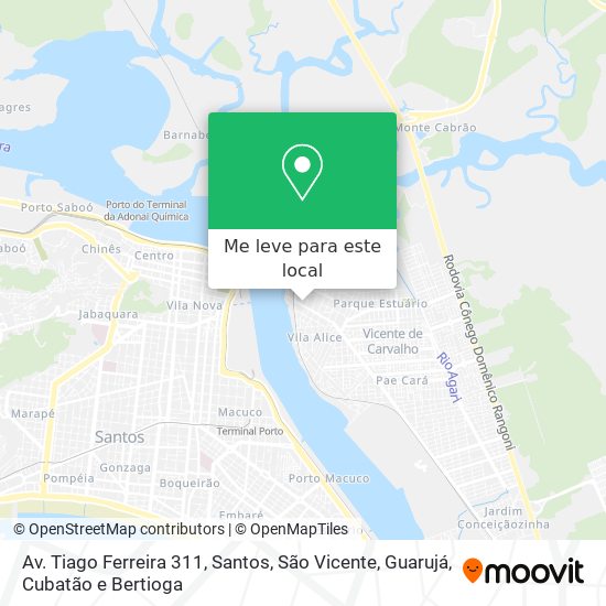 Av. Tiago Ferreira 311 mapa