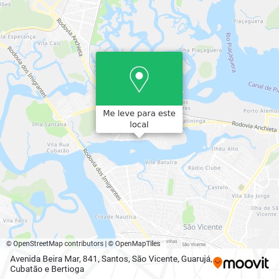 Avenida Beira Mar, 841 mapa