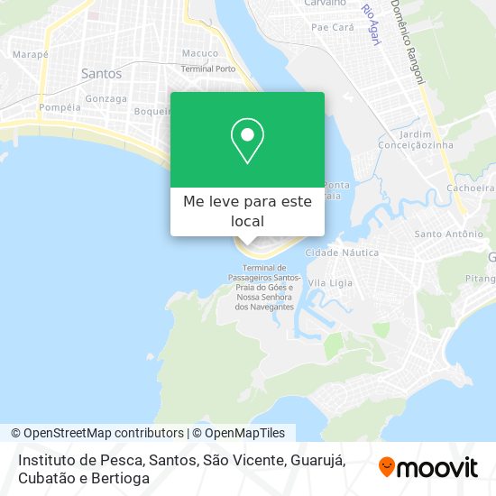 Instituto de Pesca mapa