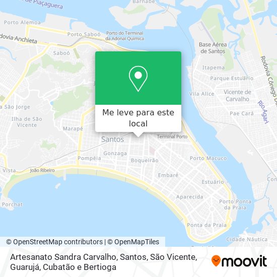 Artesanato Sandra Carvalho mapa