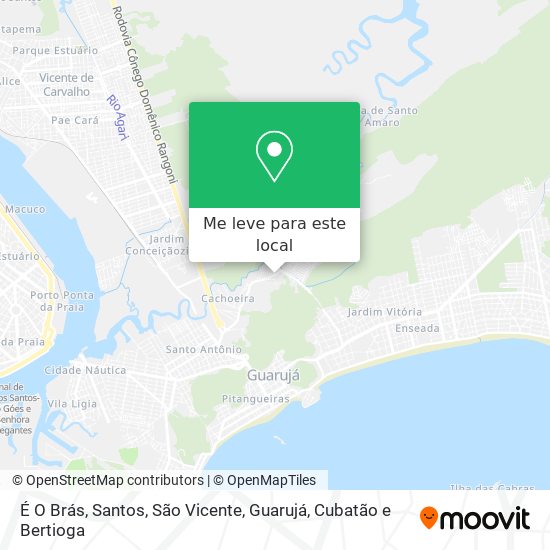 É O Brás mapa