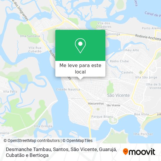 Desmanche Tambau mapa
