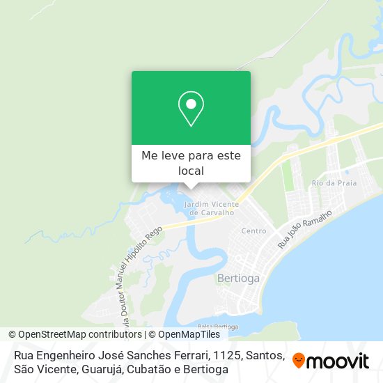Rua Engenheiro José Sanches Ferrari, 1125 mapa