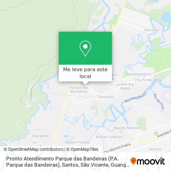 Pronto Atendimento Parque das Bandeiras (P.A. Parque das Bandeiras) mapa