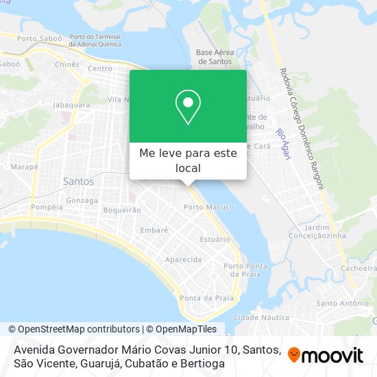 Avenida Governador Mário Covas Junior 10 mapa