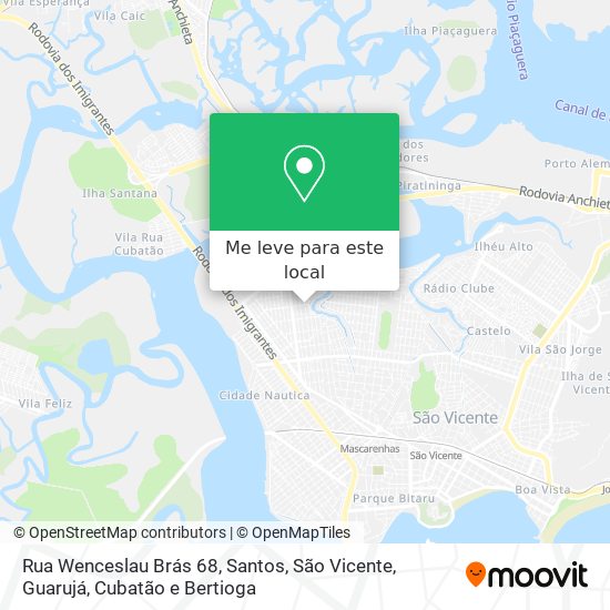 Rua Wenceslau Brás 68 mapa