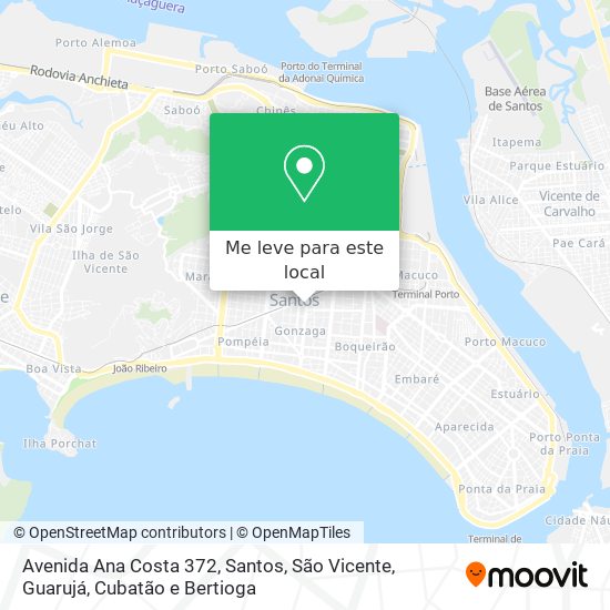 Avenida Ana Costa 372 mapa