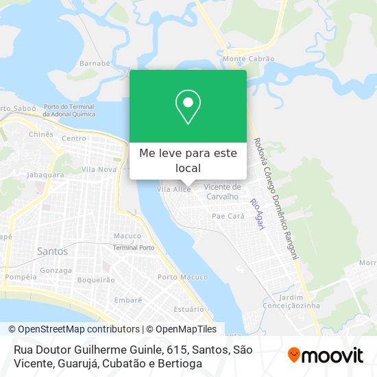 Rua Doutor Guilherme Guinle, 615 mapa