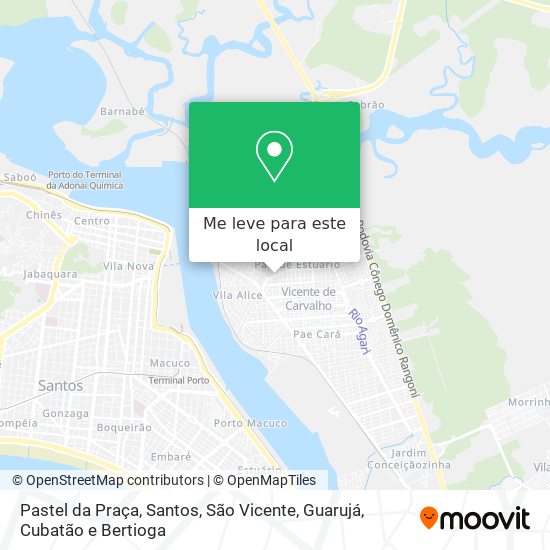 Pastel da Praça mapa