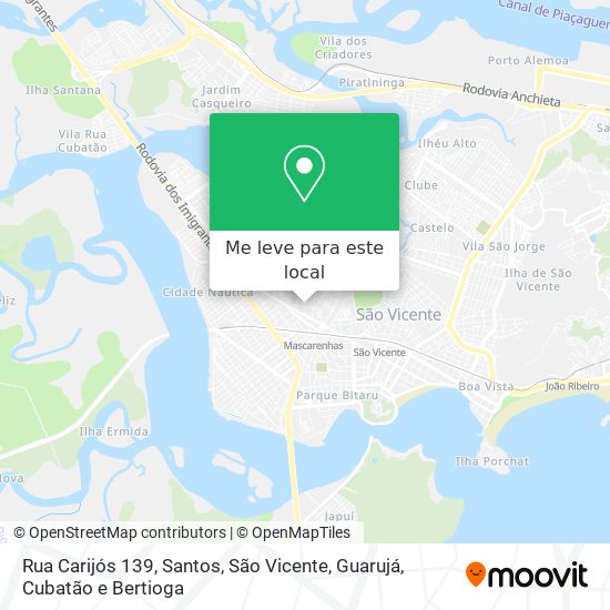 Rua Carijós 139 mapa