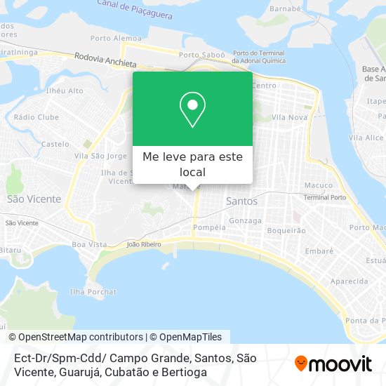 Ect-Dr/Spm-Cdd/ Campo Grande mapa