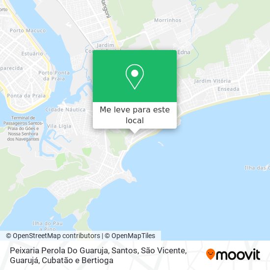 Peixaria Perola Do Guaruja mapa