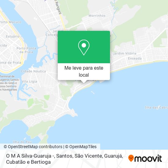 O M A Silva-Guaruja - mapa