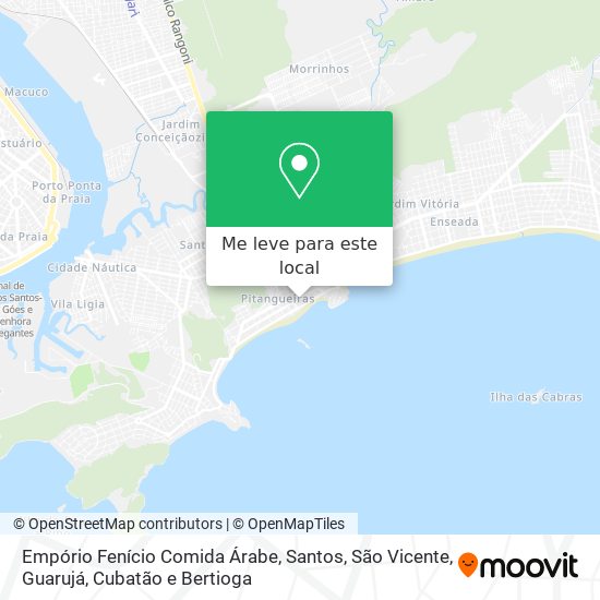 Empório Fenício Comida Árabe mapa