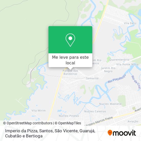Imperio da Pizza mapa
