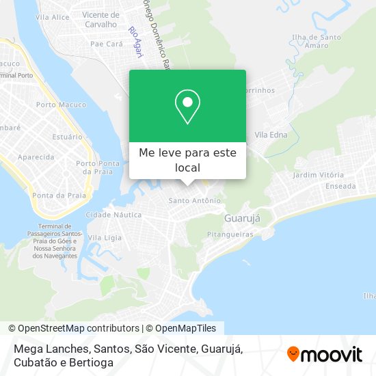Mega Lanches mapa