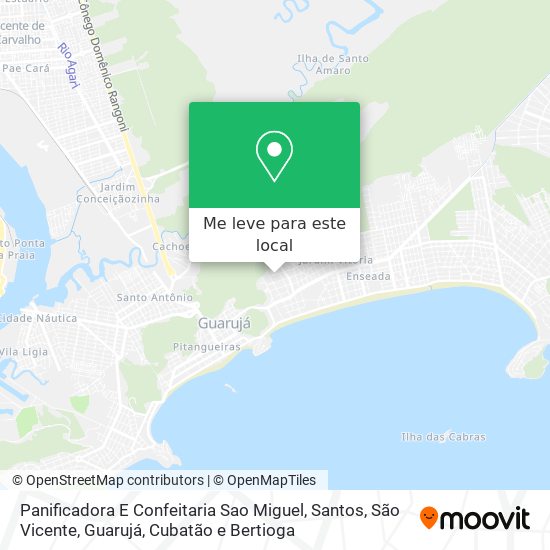 Panificadora E Confeitaria Sao Miguel mapa