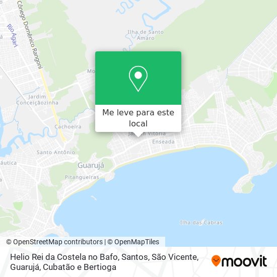 Helio Rei da Costela no Bafo mapa