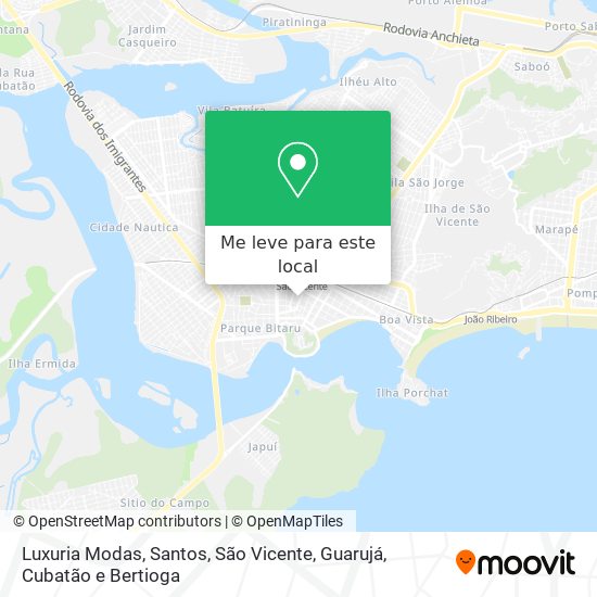 Luxuria Modas mapa