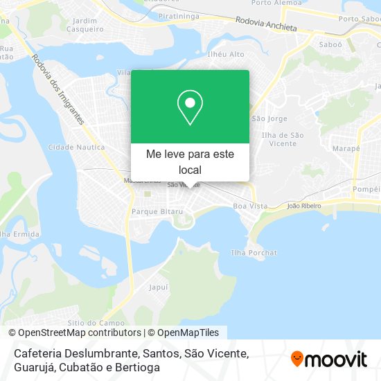 Cafeteria Deslumbrante mapa