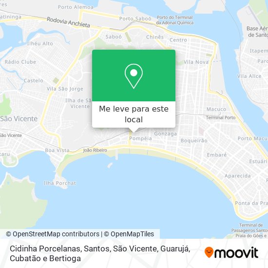 Cidinha Porcelanas mapa