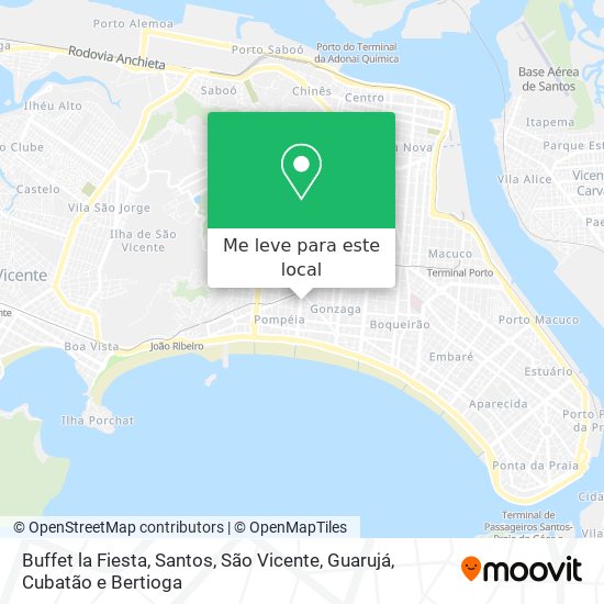 Buffet la Fiesta mapa