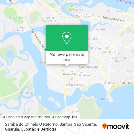 Samba do Chinelo O Retorno mapa