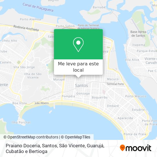 Praiano Doceria mapa