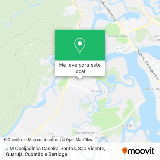 J M Queijadinha Caseira mapa