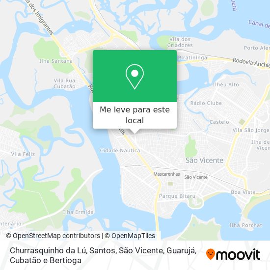 Churrasquinho da Lú mapa