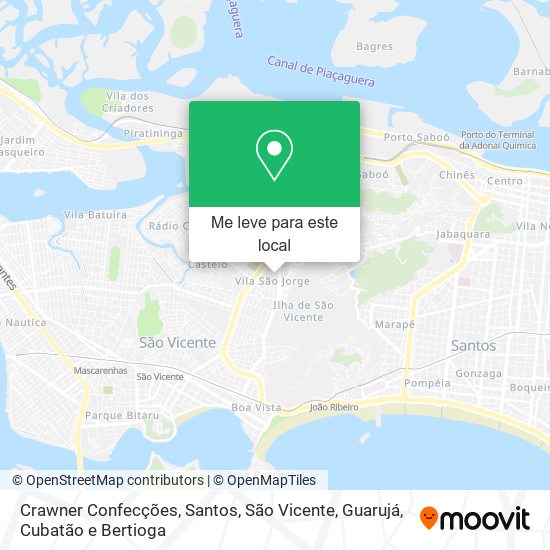 Crawner Confecções mapa