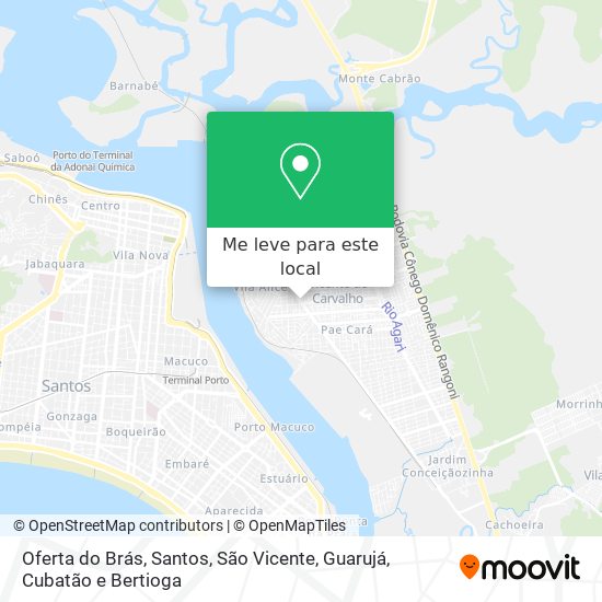 Oferta do Brás mapa