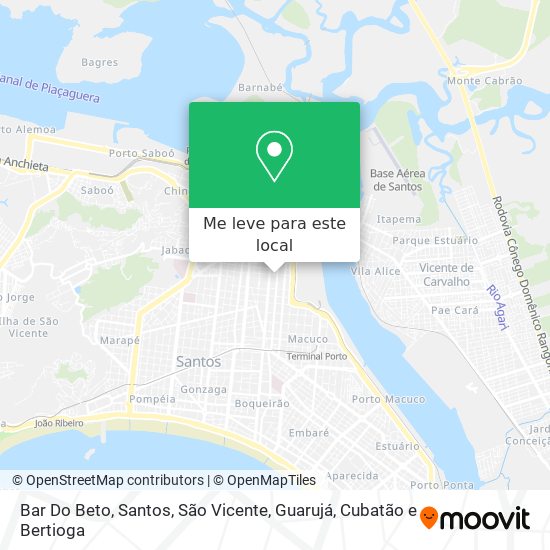 Bar Do Beto mapa