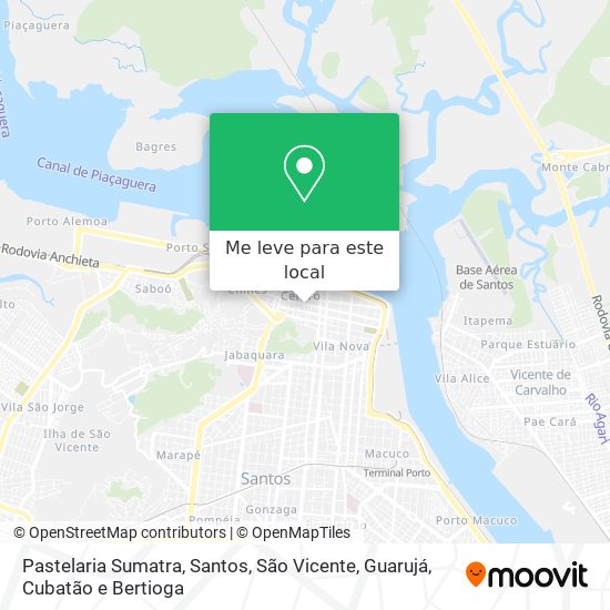 Pastelaria Sumatra mapa