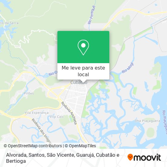 Alvorada mapa