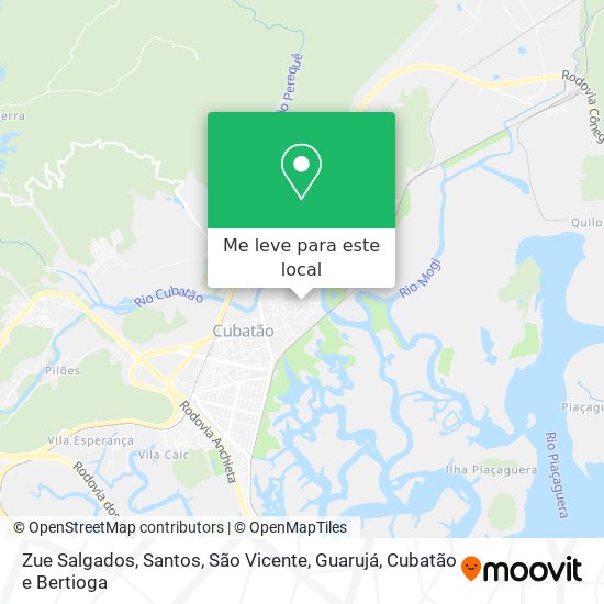 Zue Salgados mapa