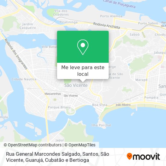 Rua General Marcondes Salgado mapa