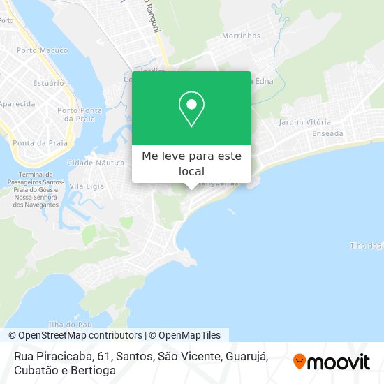 Rua Piracicaba, 61 mapa