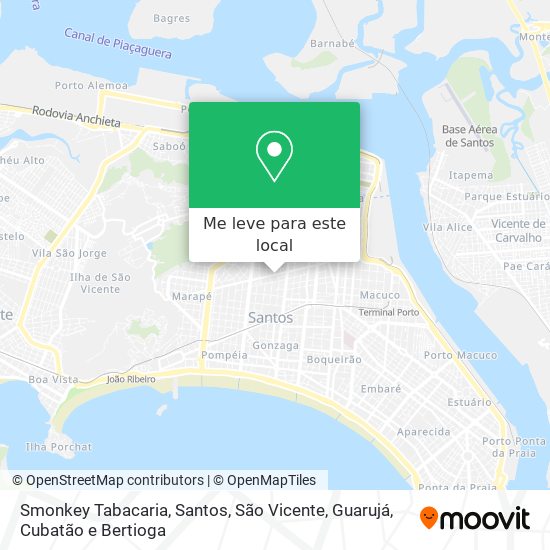 Smonkey Tabacaria mapa