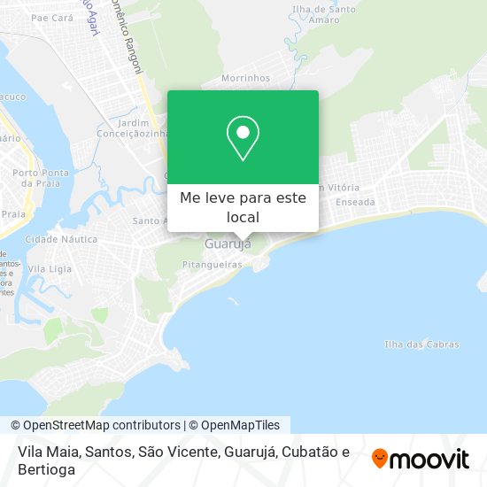 Vila Maia mapa