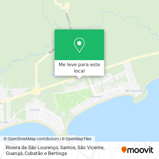 Riviera de São Lourenço mapa
