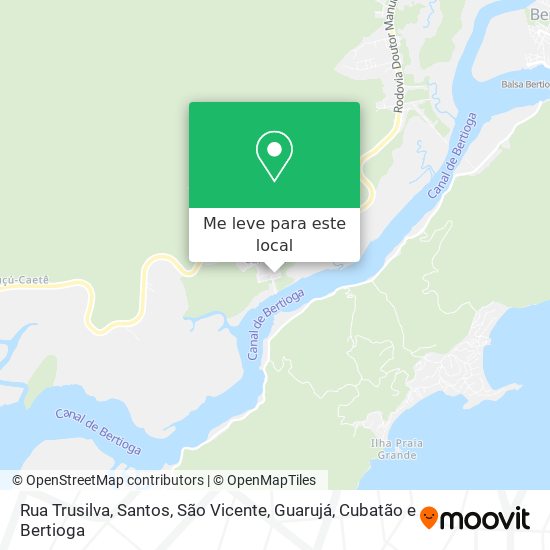 Rua Trusilva mapa