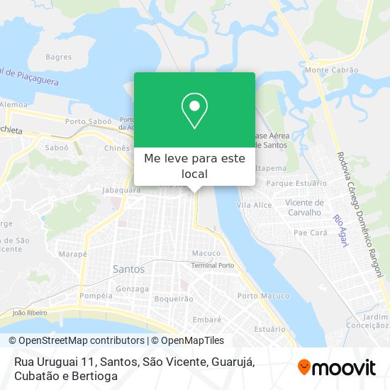 Rua Uruguai 11 mapa