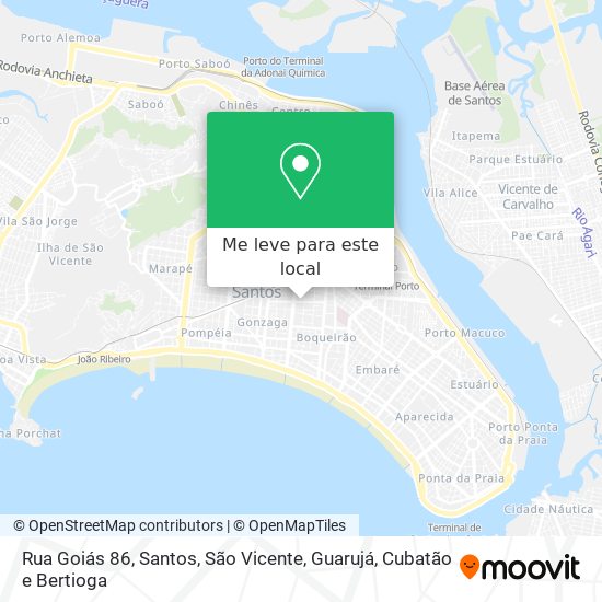 Rua Goiás 86 mapa