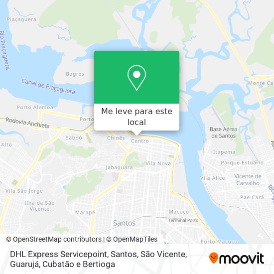 DHL Express Servicepoint mapa